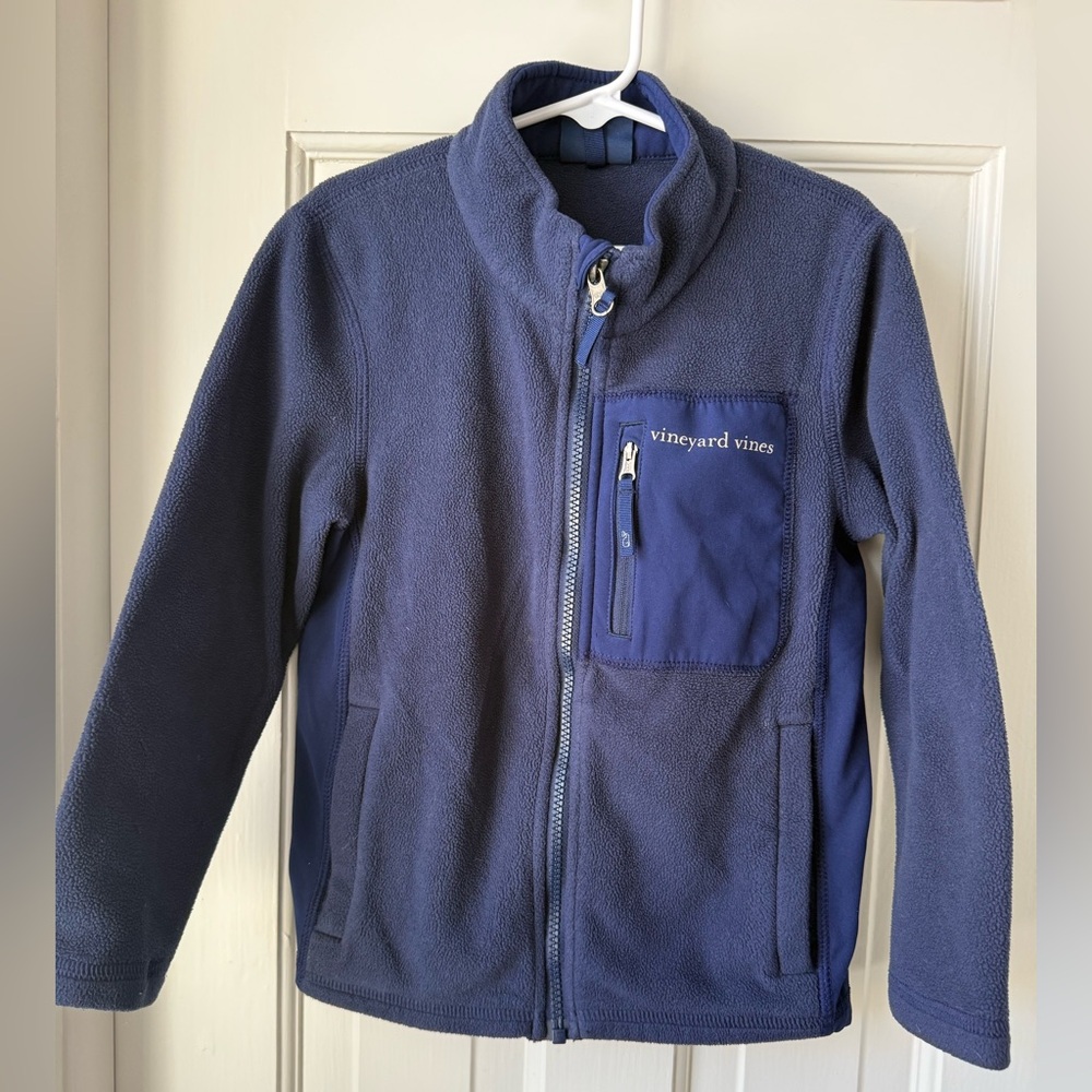 Vineyard Vines Kids Blue Fleece Jacket